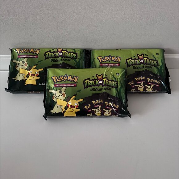 Pokemon TCG Trick or Trade BOOster Bundle Trading Card Game Lot of 3 Packs - Picture 3 of 4